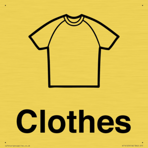 Dementia clothes sign